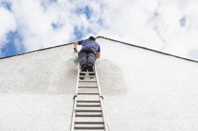 Peinture extérieure à Cigogné — façades et ravalement